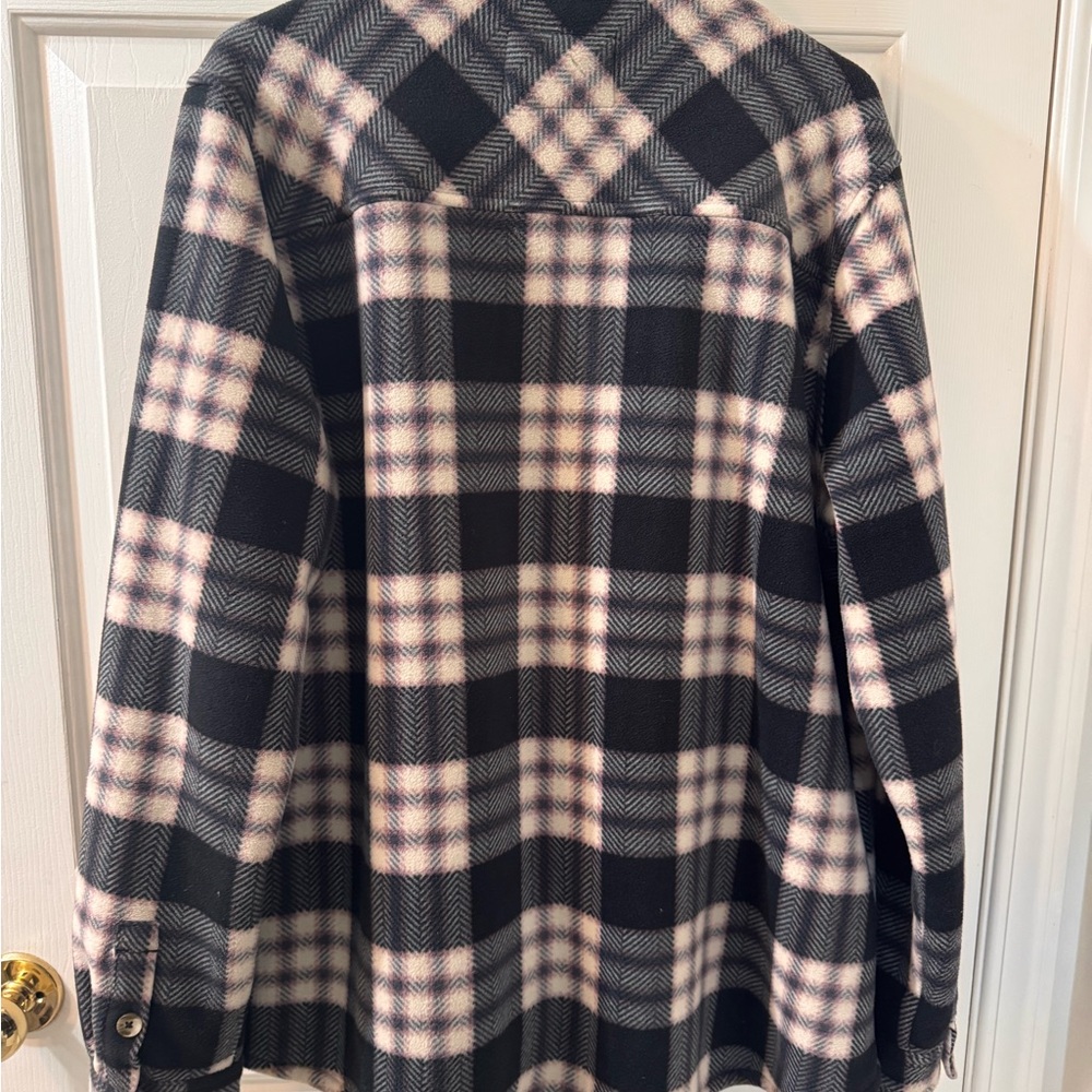 Soho Black and Cream Plaid Jacket
